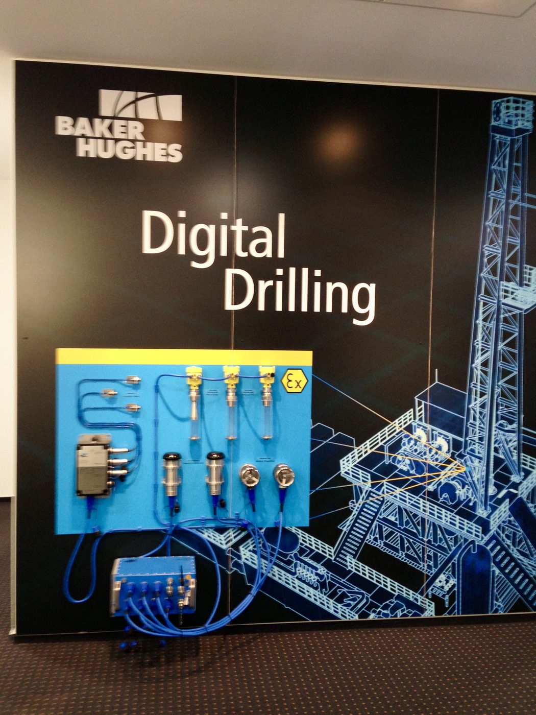 Baker Hughes Digital Drilling technology display
